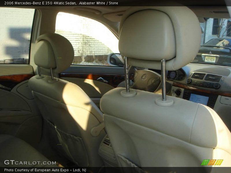 Alabaster White / Stone 2006 Mercedes-Benz E 350 4Matic Sedan