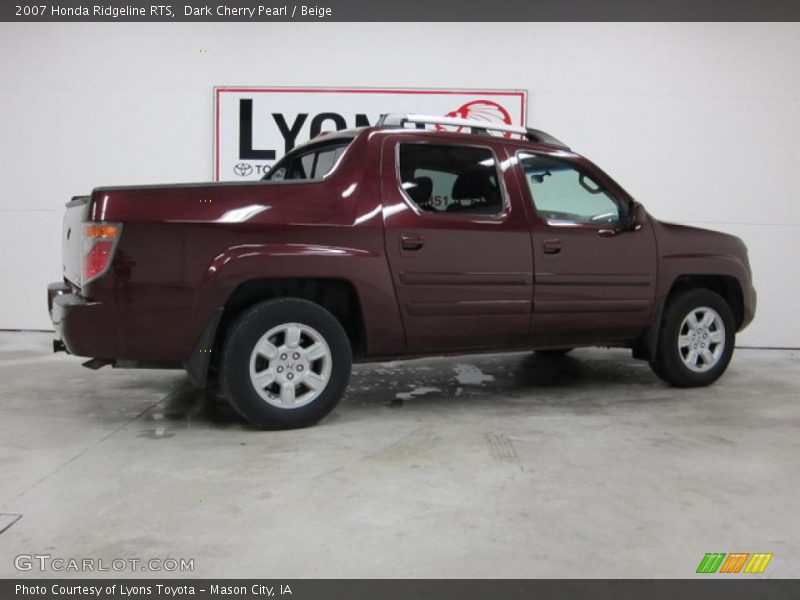 Dark Cherry Pearl / Beige 2007 Honda Ridgeline RTS