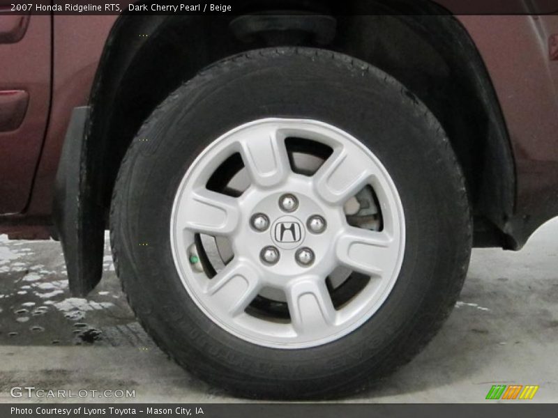Dark Cherry Pearl / Beige 2007 Honda Ridgeline RTS