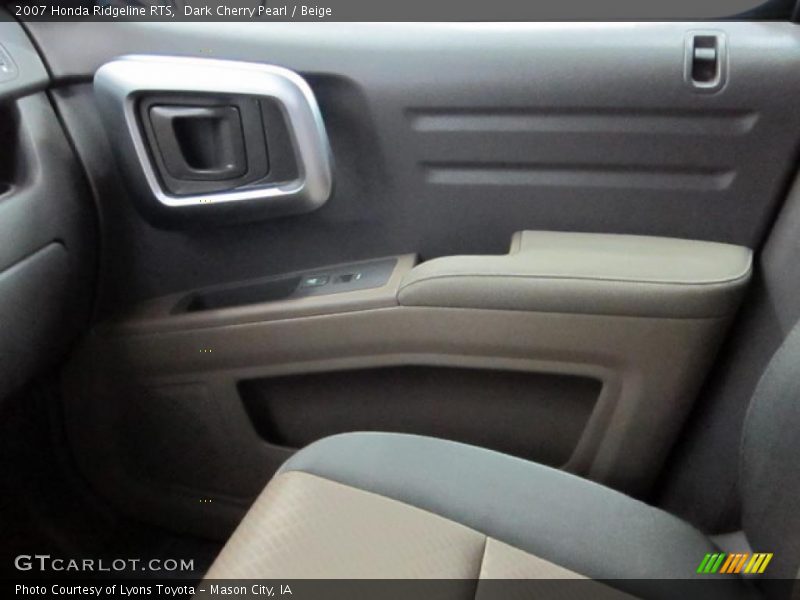 Dark Cherry Pearl / Beige 2007 Honda Ridgeline RTS