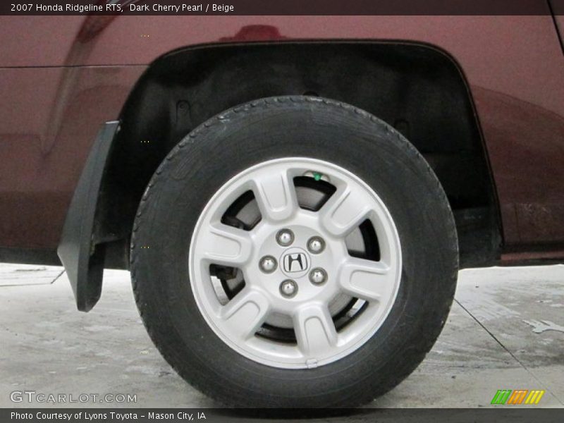 Dark Cherry Pearl / Beige 2007 Honda Ridgeline RTS