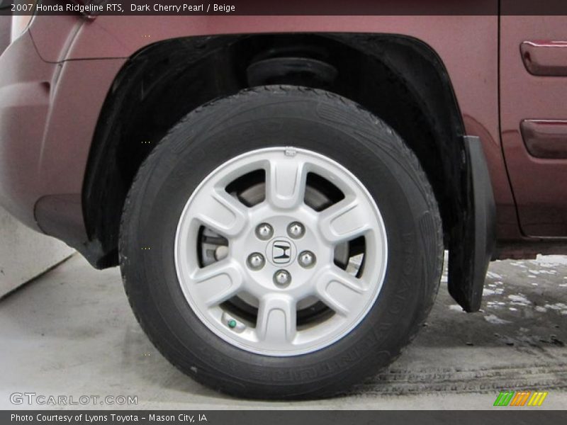 Dark Cherry Pearl / Beige 2007 Honda Ridgeline RTS