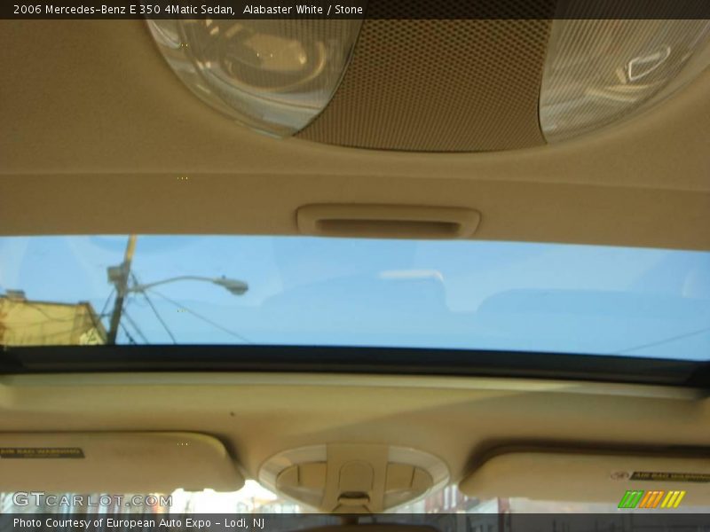 Alabaster White / Stone 2006 Mercedes-Benz E 350 4Matic Sedan