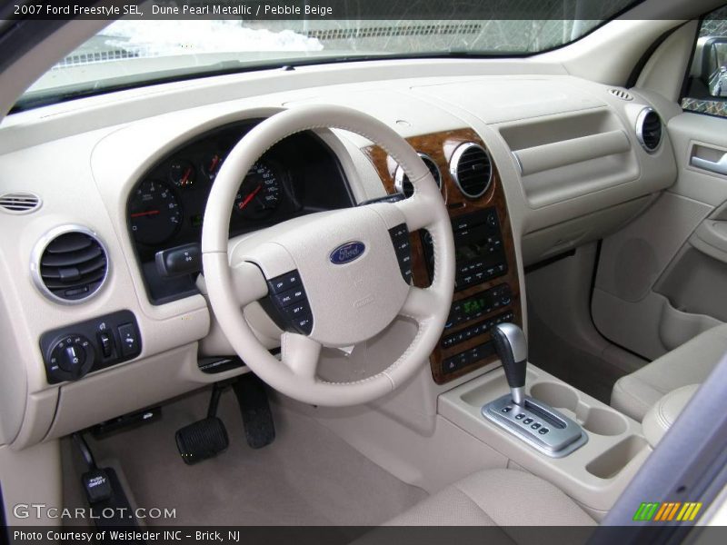 Pebble Beige Interior - 2007 Freestyle SEL 