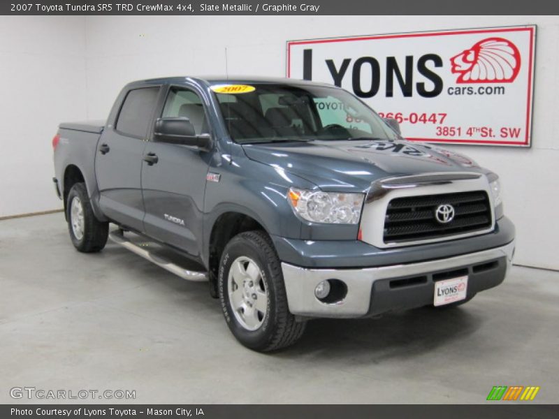 Slate Metallic / Graphite Gray 2007 Toyota Tundra SR5 TRD CrewMax 4x4