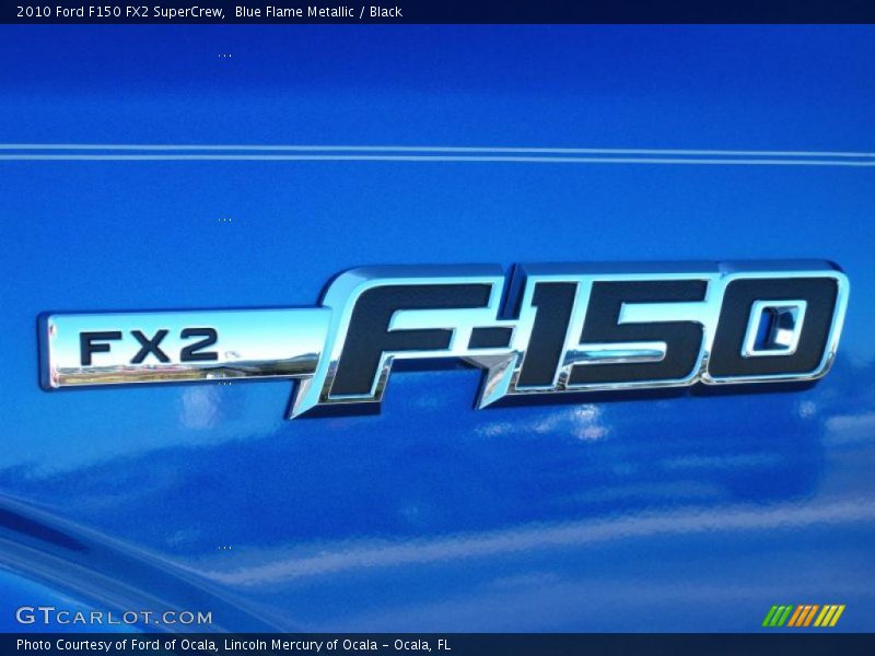 Blue Flame Metallic / Black 2010 Ford F150 FX2 SuperCrew