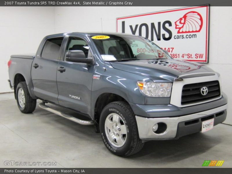 Slate Metallic / Graphite Gray 2007 Toyota Tundra SR5 TRD CrewMax 4x4