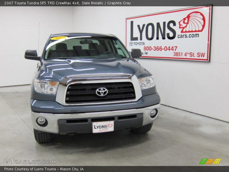 Slate Metallic / Graphite Gray 2007 Toyota Tundra SR5 TRD CrewMax 4x4