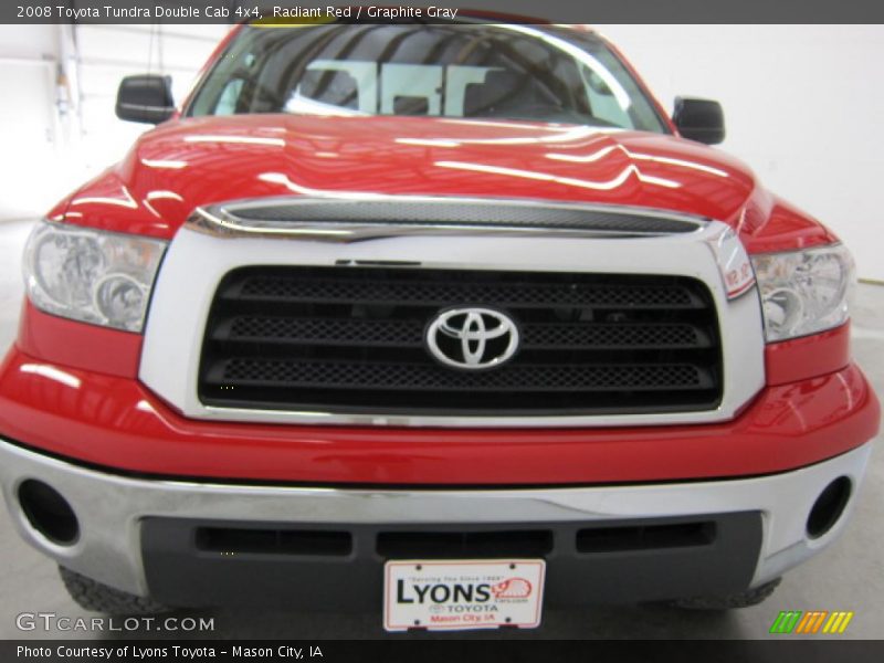 Radiant Red / Graphite Gray 2008 Toyota Tundra Double Cab 4x4