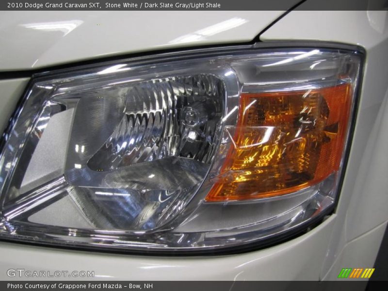 Stone White / Dark Slate Gray/Light Shale 2010 Dodge Grand Caravan SXT