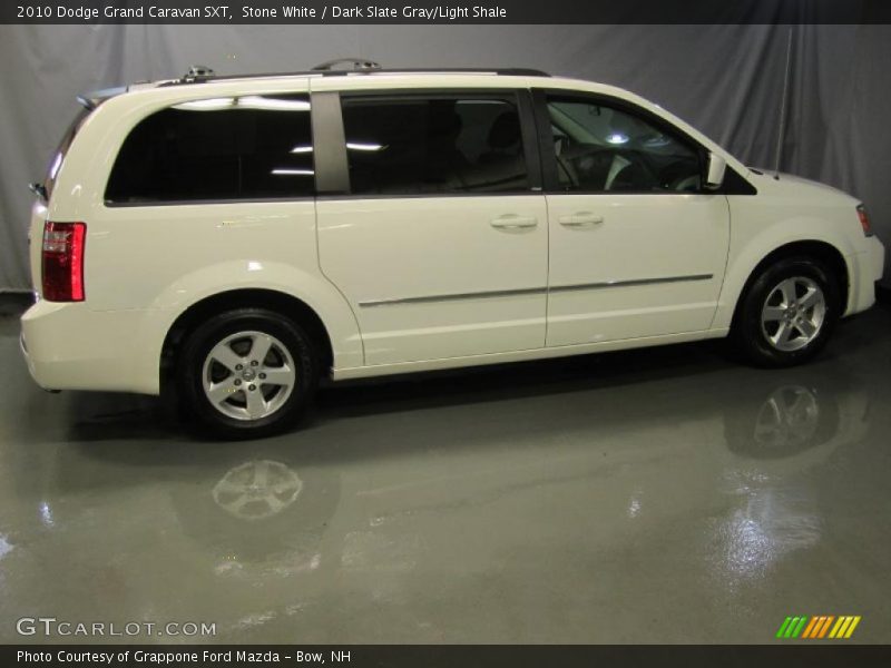 Stone White / Dark Slate Gray/Light Shale 2010 Dodge Grand Caravan SXT