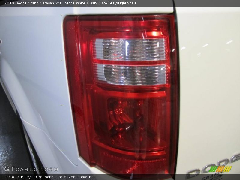 Stone White / Dark Slate Gray/Light Shale 2010 Dodge Grand Caravan SXT