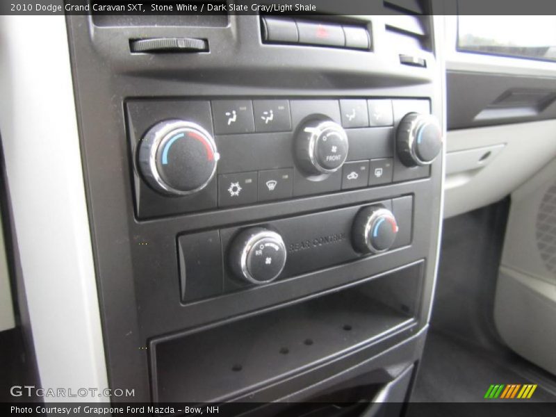 Stone White / Dark Slate Gray/Light Shale 2010 Dodge Grand Caravan SXT