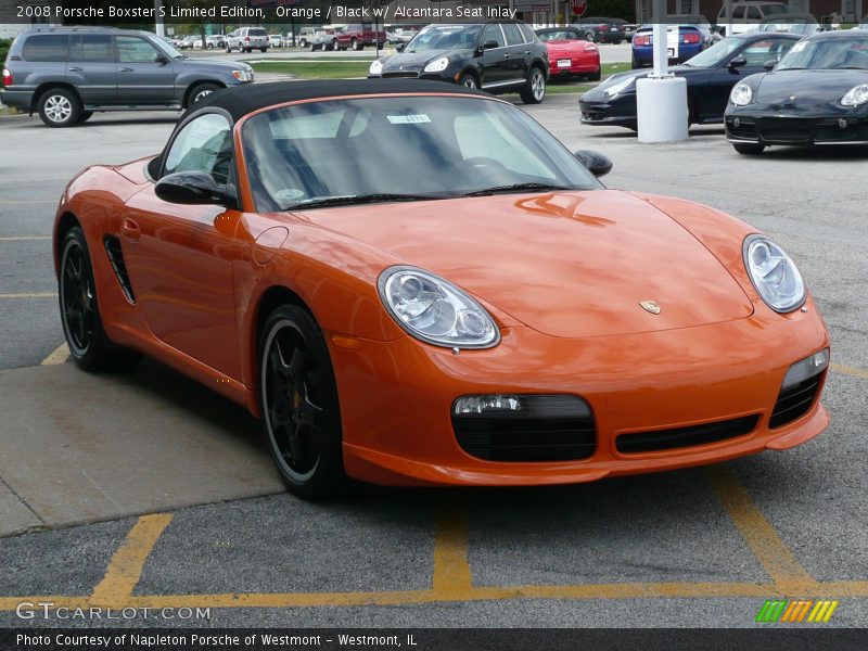 Orange / Black w/ Alcantara Seat Inlay 2008 Porsche Boxster S Limited Edition