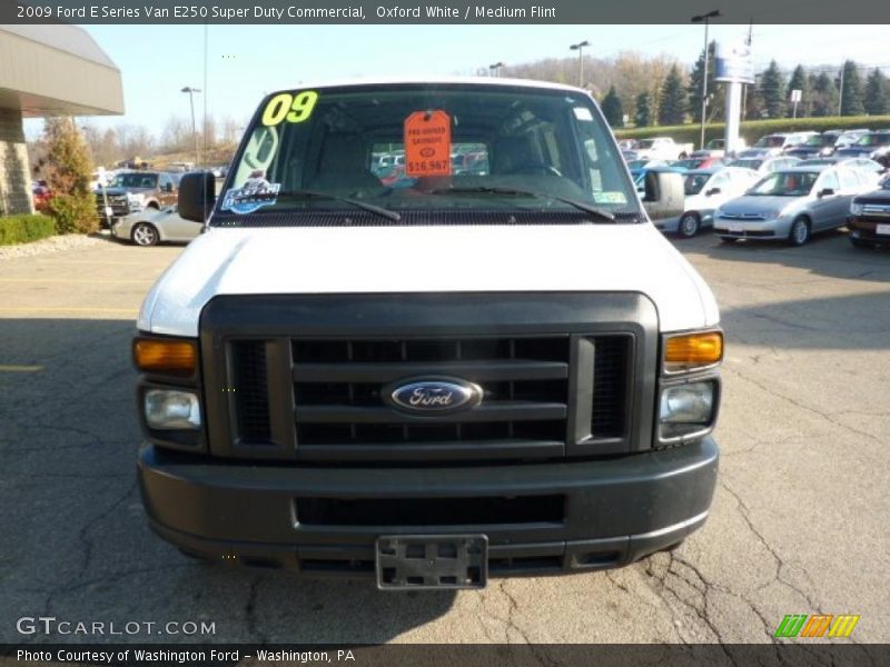 Oxford White / Medium Flint 2009 Ford E Series Van E250 Super Duty Commercial