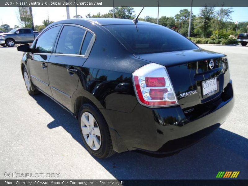 Super Black / Charcoal/Steel 2007 Nissan Sentra 2.0