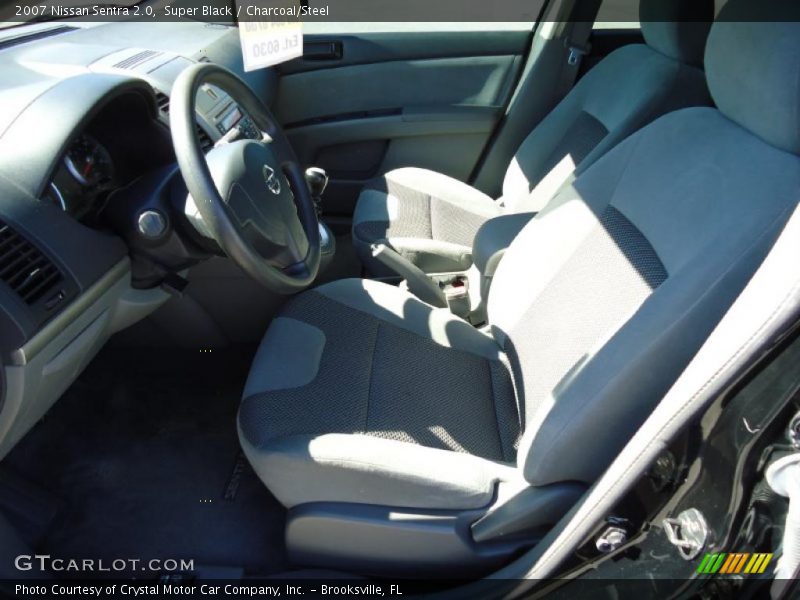 Super Black / Charcoal/Steel 2007 Nissan Sentra 2.0