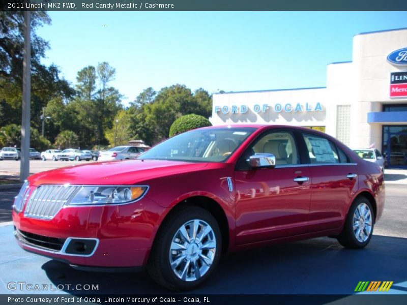 Red Candy Metallic / Cashmere 2011 Lincoln MKZ FWD