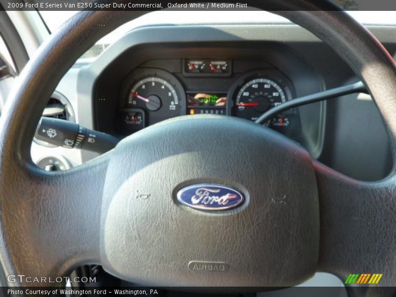 Oxford White / Medium Flint 2009 Ford E Series Van E250 Super Duty Commercial