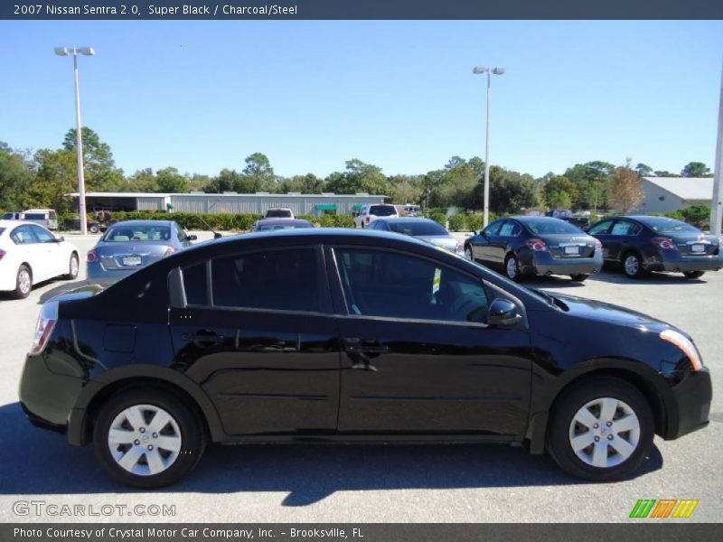 Super Black / Charcoal/Steel 2007 Nissan Sentra 2.0