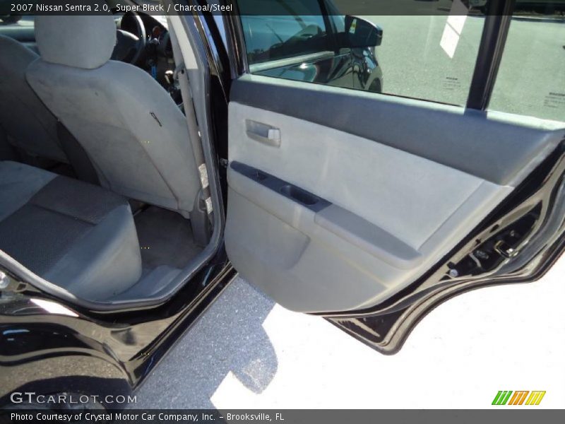 Super Black / Charcoal/Steel 2007 Nissan Sentra 2.0