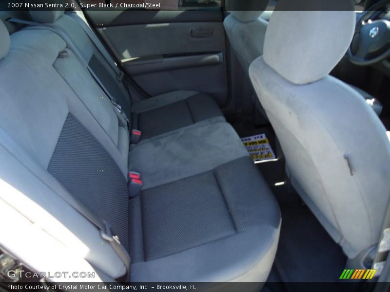 Super Black / Charcoal/Steel 2007 Nissan Sentra 2.0