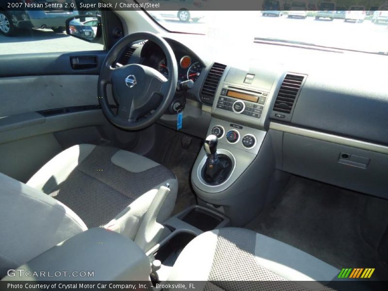 Super Black / Charcoal/Steel 2007 Nissan Sentra 2.0