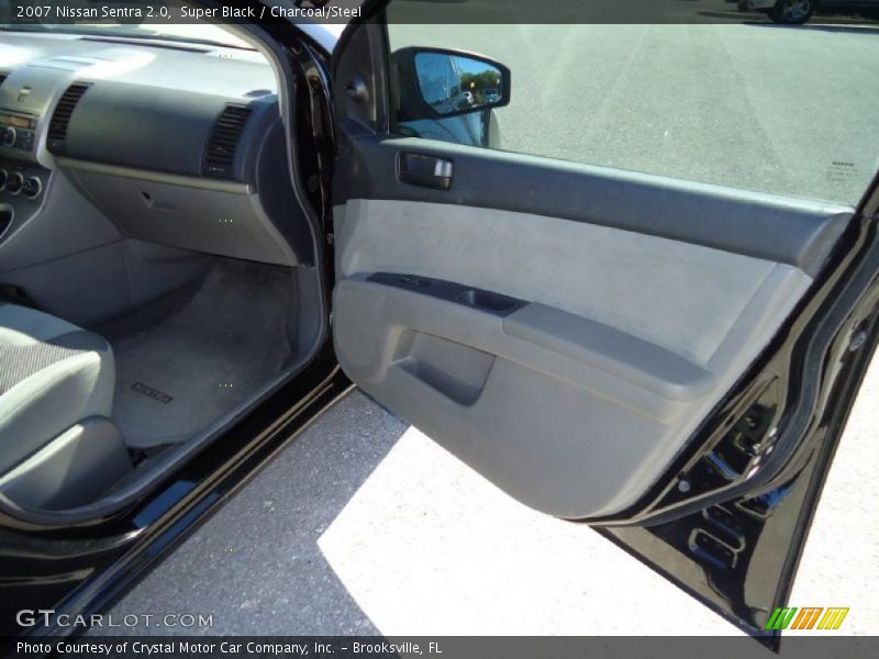 Super Black / Charcoal/Steel 2007 Nissan Sentra 2.0