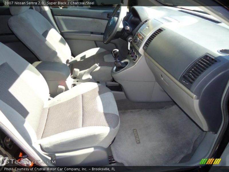 Super Black / Charcoal/Steel 2007 Nissan Sentra 2.0