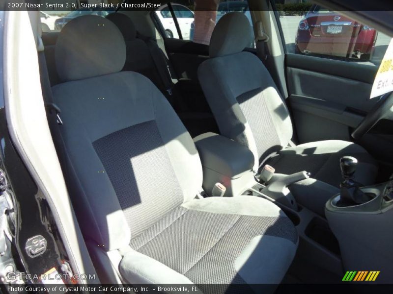 Super Black / Charcoal/Steel 2007 Nissan Sentra 2.0