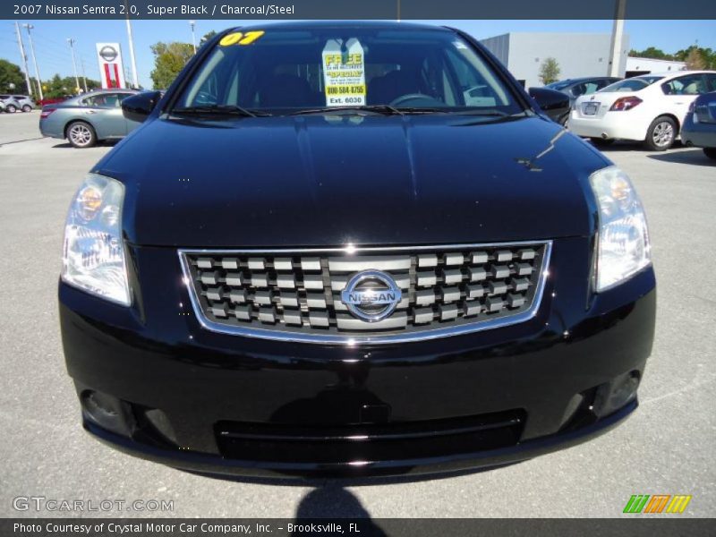Super Black / Charcoal/Steel 2007 Nissan Sentra 2.0