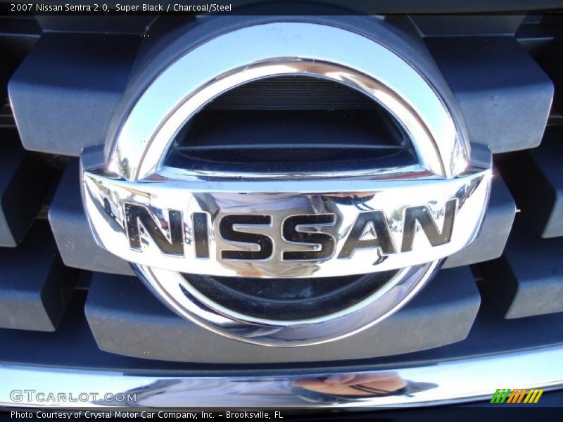Super Black / Charcoal/Steel 2007 Nissan Sentra 2.0