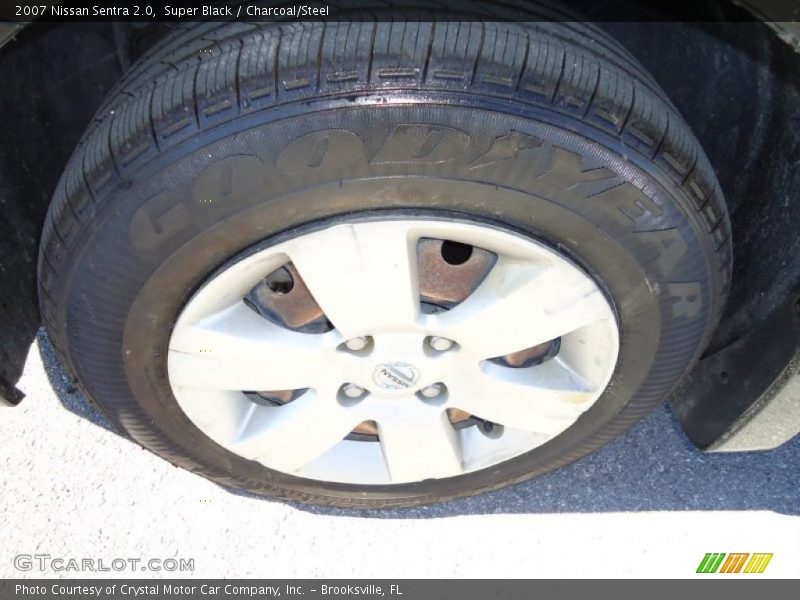 Super Black / Charcoal/Steel 2007 Nissan Sentra 2.0