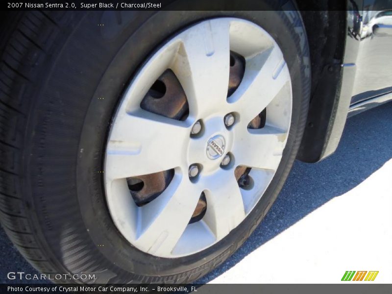 Super Black / Charcoal/Steel 2007 Nissan Sentra 2.0
