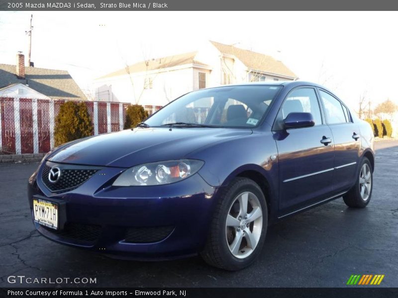 Strato Blue Mica / Black 2005 Mazda MAZDA3 i Sedan