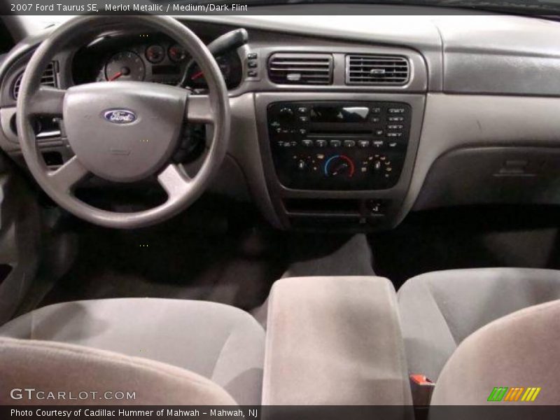 Merlot Metallic / Medium/Dark Flint 2007 Ford Taurus SE