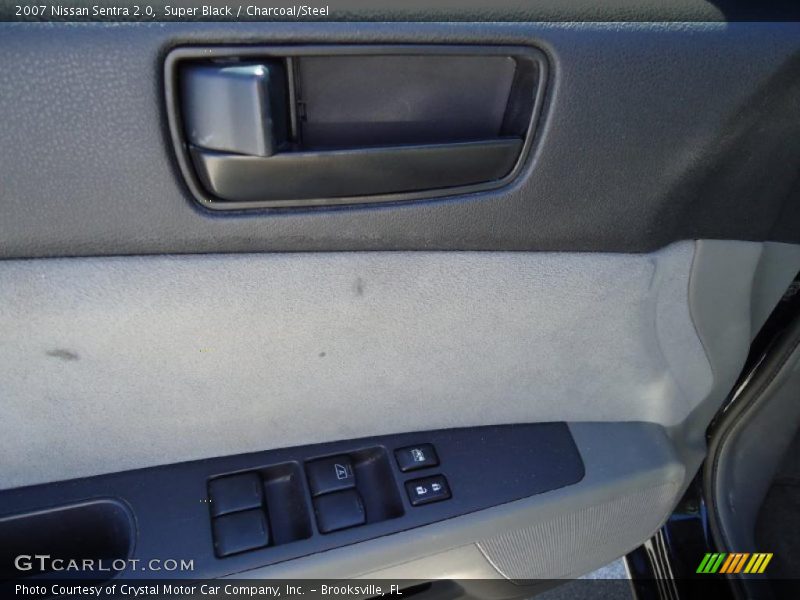 Super Black / Charcoal/Steel 2007 Nissan Sentra 2.0