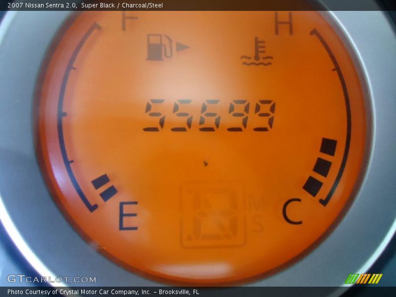 Super Black / Charcoal/Steel 2007 Nissan Sentra 2.0