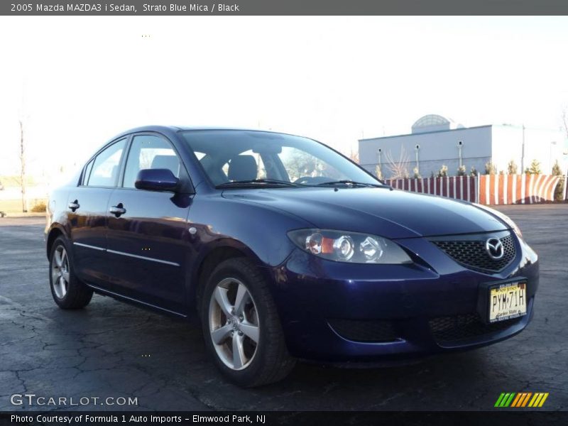 Strato Blue Mica / Black 2005 Mazda MAZDA3 i Sedan