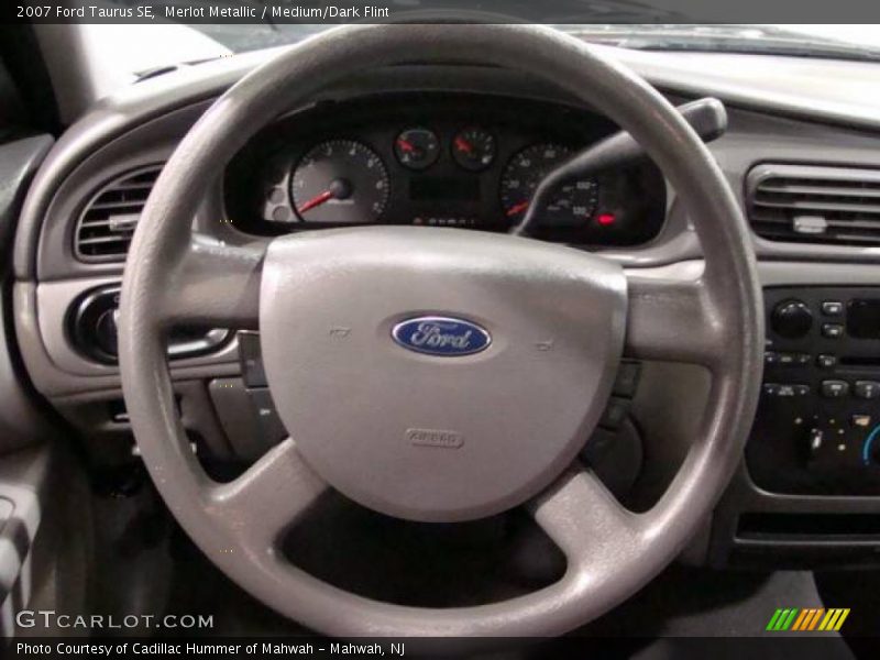 Merlot Metallic / Medium/Dark Flint 2007 Ford Taurus SE