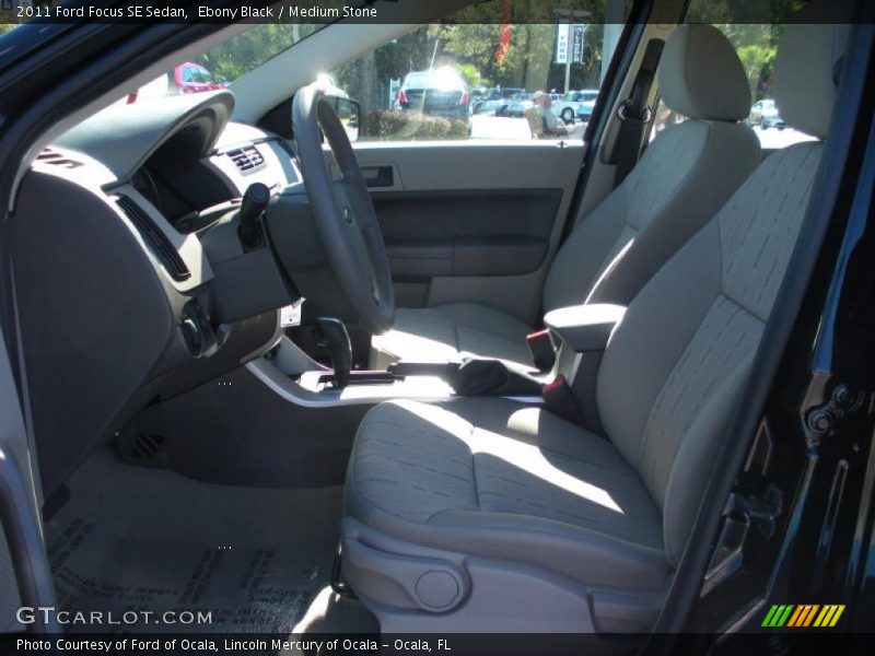 Ebony Black / Medium Stone 2011 Ford Focus SE Sedan