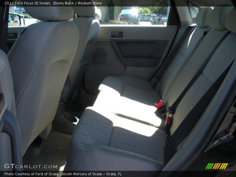 Ebony Black / Medium Stone 2011 Ford Focus SE Sedan