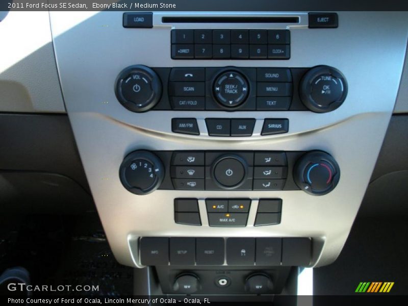 Ebony Black / Medium Stone 2011 Ford Focus SE Sedan