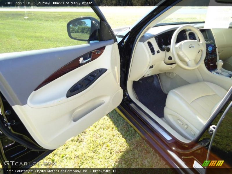 Black Obsidian / Wheat 2008 Infiniti EX 35 Journey