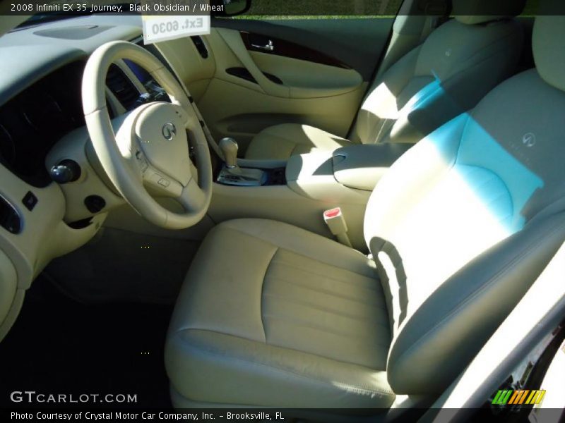 Black Obsidian / Wheat 2008 Infiniti EX 35 Journey