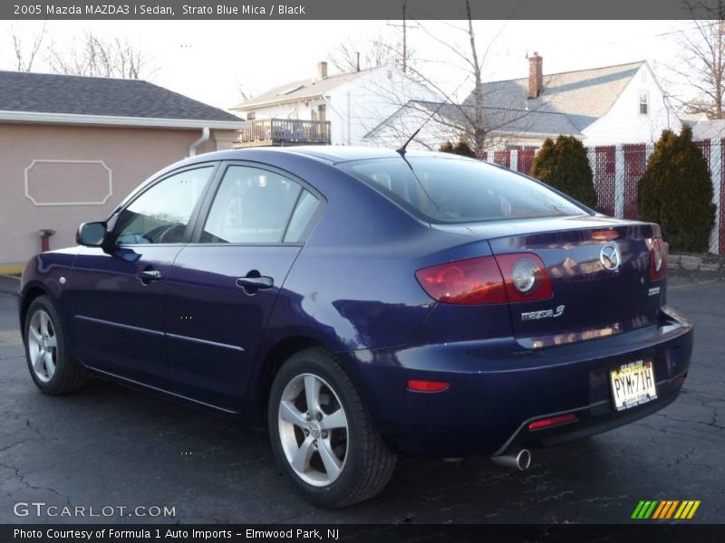Strato Blue Mica / Black 2005 Mazda MAZDA3 i Sedan