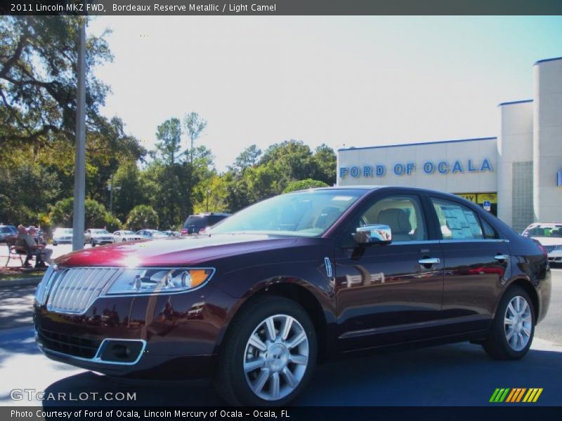 Bordeaux Reserve Metallic / Light Camel 2011 Lincoln MKZ FWD