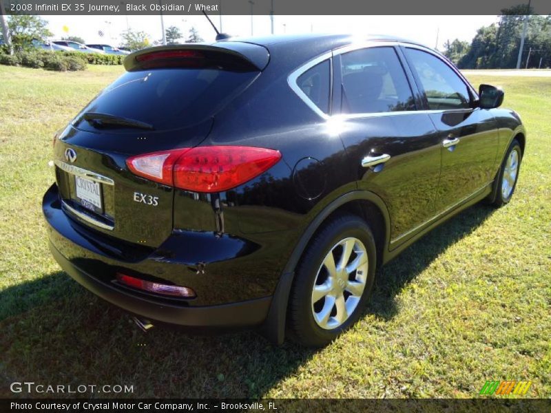 Black Obsidian / Wheat 2008 Infiniti EX 35 Journey