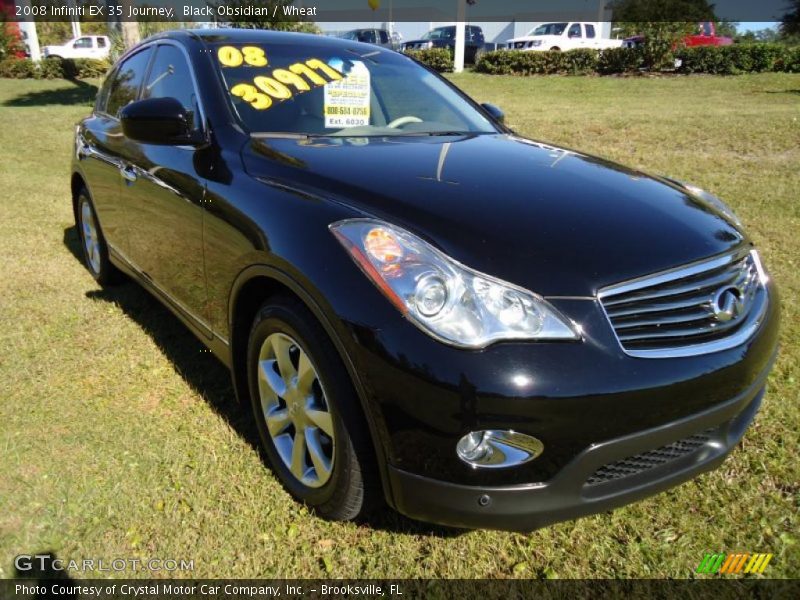Black Obsidian / Wheat 2008 Infiniti EX 35 Journey
