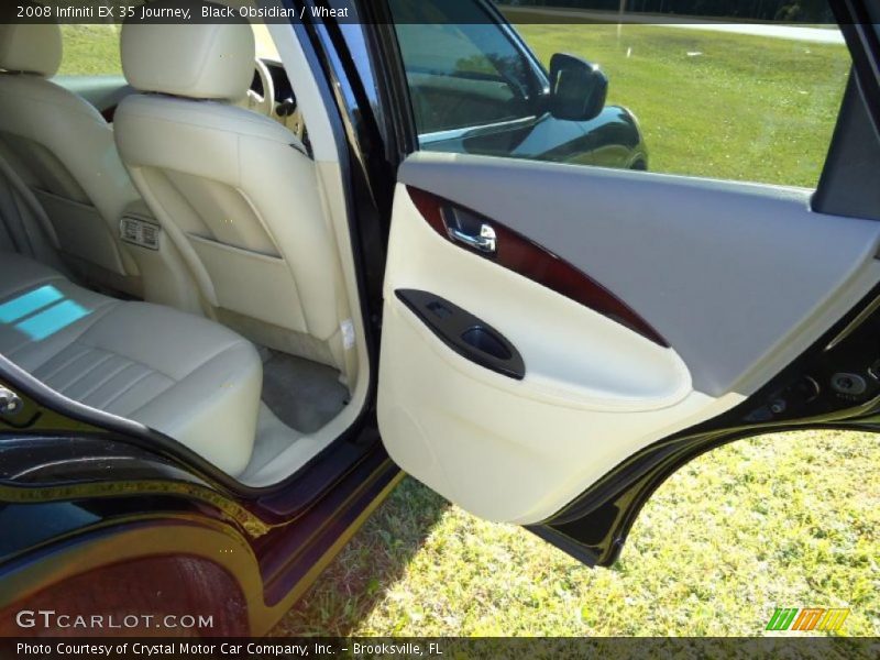 Black Obsidian / Wheat 2008 Infiniti EX 35 Journey
